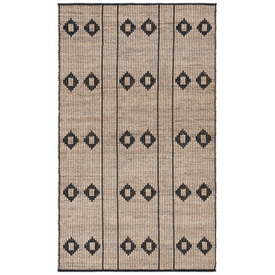 Kornelis natural fiber flatwoven jute rug