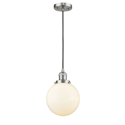 Luminaire suspendu sphère 1 lumière Clementina