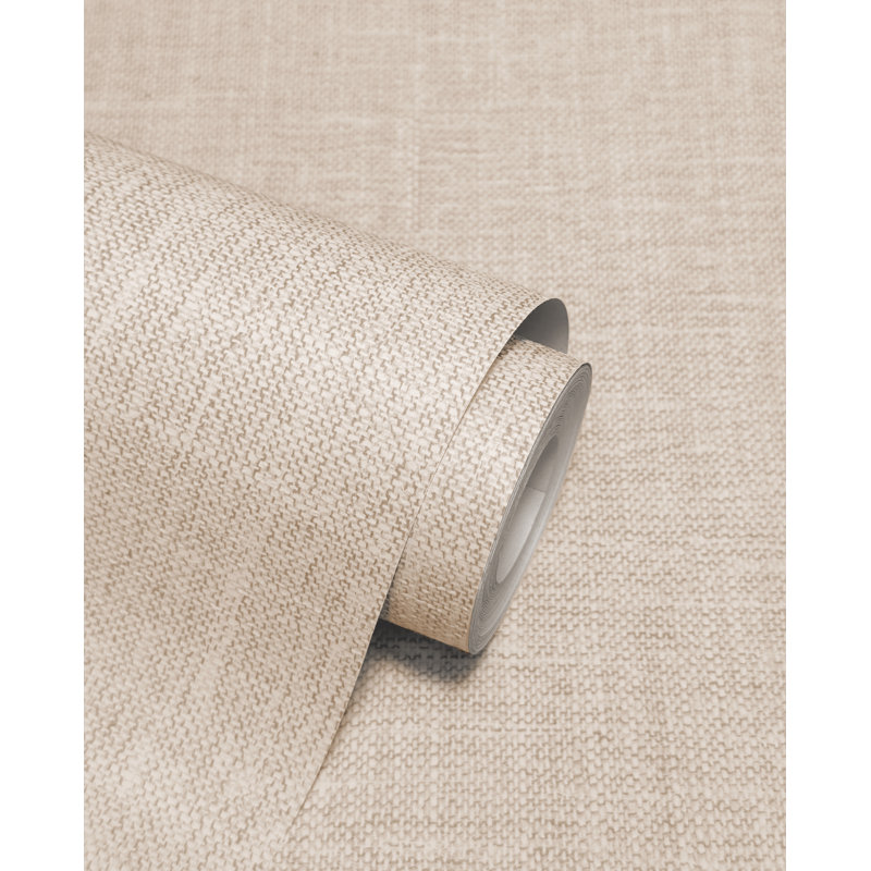 Oakleigh Plain Luxury Textured Wallpaper, Dusky Clay