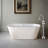 59" X 29.5" Acrylic Freestanding Bathtub, Stand Alone Soaking Tub, Toe-tap Chrome Drain-102403338