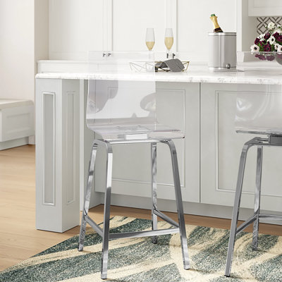 Aylisha Swivel Counter Stool with Metal Frame