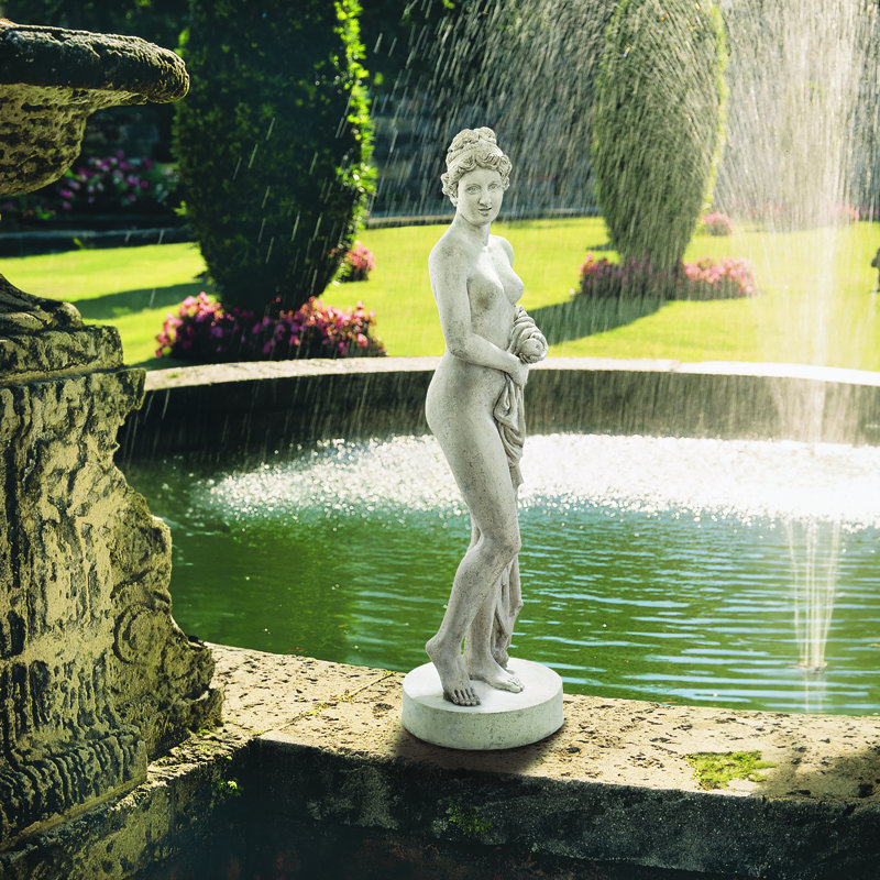 Venus Holding Apple Statue
