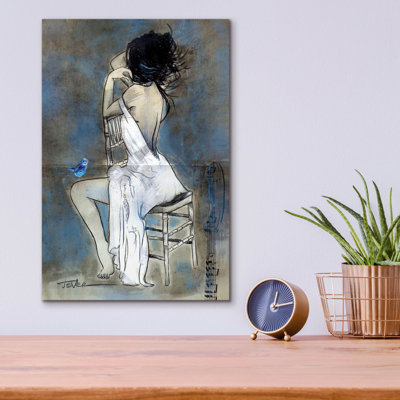  «Blue Melody» par Loui Jover, art mural en verre acrylique