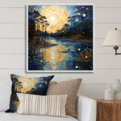 «Blue River Reflections of Serenity III», reproduction sur toile