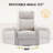 Lila Manual Swivel Rocker Recliner With Head Massage-432332141