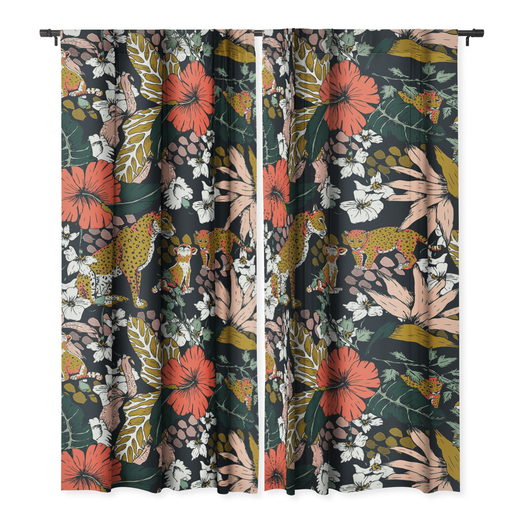 Xiangle Polyester Blackout Curtain Panel East Urban Home Size per 