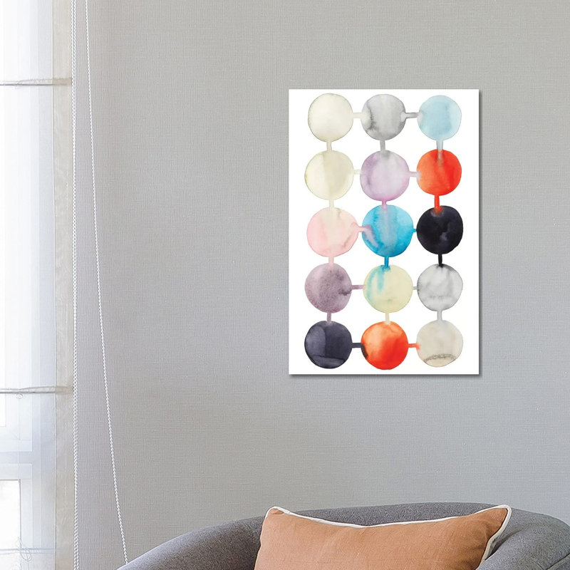 Connect The Dots I by Grace Popp - Wrapped Canvas Painting, 66.04 cm H x 45.72 cm W
