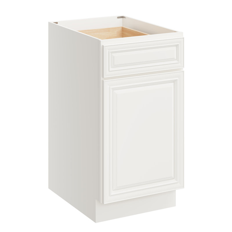 Armoire de cuisine casain, Peinte en blanc, 18"