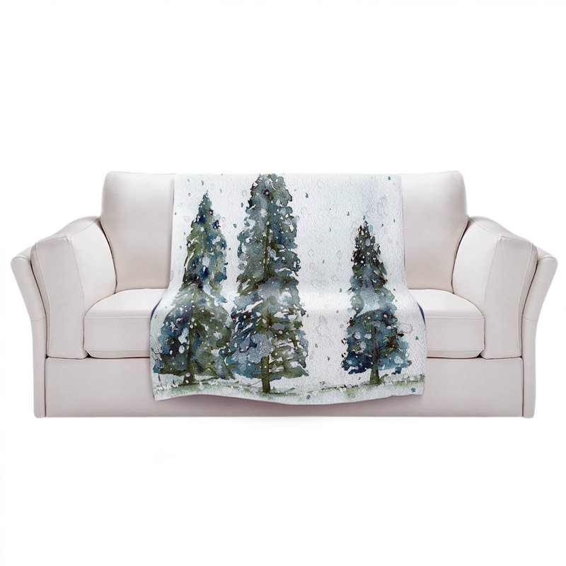Hand Woven Throw Blanket, 68" x 80"