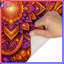 Tapis de bain Vibrant Mandala-1152891701