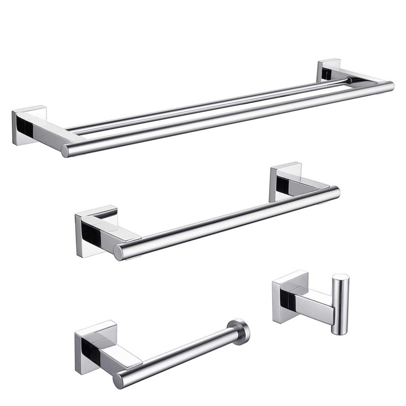 4 - Piece Bathroom Hardware Set