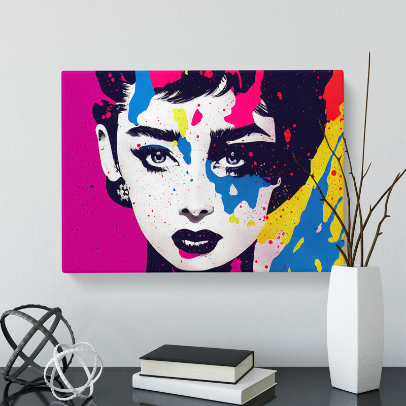 The Painted Woman Vol.1 Abstract - Wrapped Canvas Painting, 35cm H x 50cm W x 3cm D