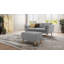 Footstool with Wooden Legs In Scandinavian Style -69378127