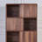 Black walnut all solid wood bookcase