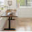 Electric Height-Adjustable Solid Wood Standing Desk-244665204