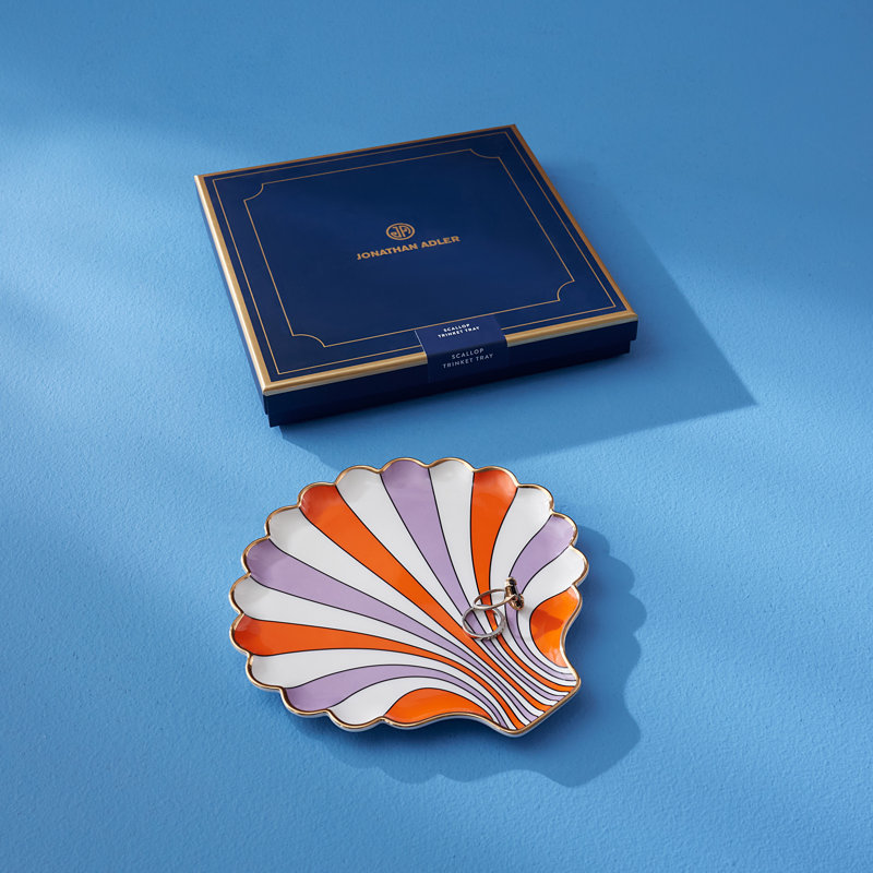 Scallop Decorative Tray