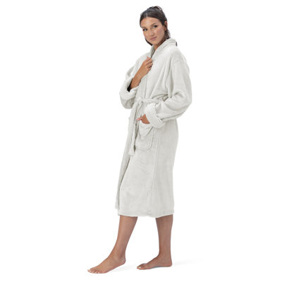 Silk Touch Bathrobe Lava