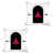 Blanc / rouge / noir