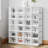 Stackable Shoe Storage Box (Set of 24)-1195262008