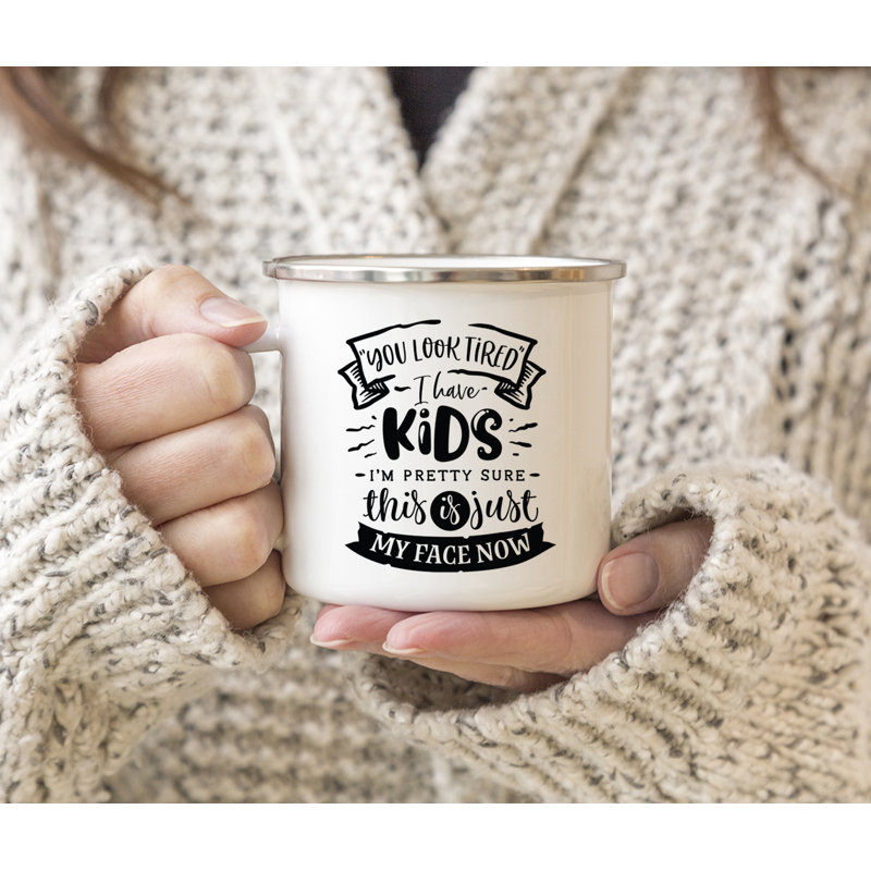 Tasse de camping «Funny Mom», Fatigué