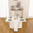 Multifunctional Extendable Folding Dining Table With Wheels, Movable Drop Leaf Dining Table With Wall-Mounted Sideboard & Storage, Space Saving Rectangle Collapsible Table For Small Apartments, Kitchen, Living Room, White