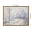 «Giverny Snow» par Claude Monet, reproduction d'art sur toile encadrée
