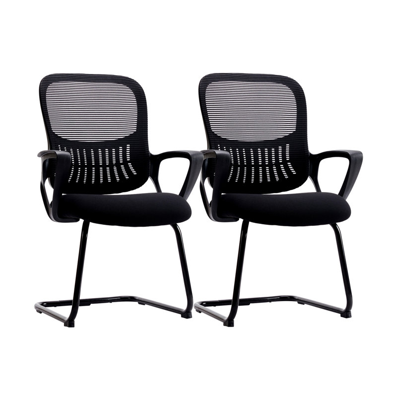 Mid-Back Task Chair With Lumbar Support L,Two