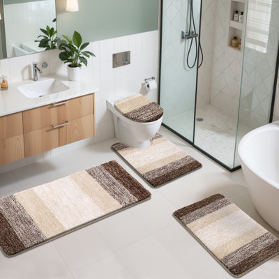 Lazzuro Microfiber Non-Slip Rugs