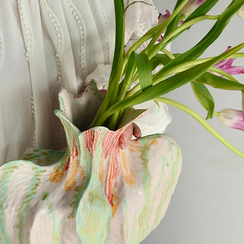 Vase de table Green Wabi-Sabi