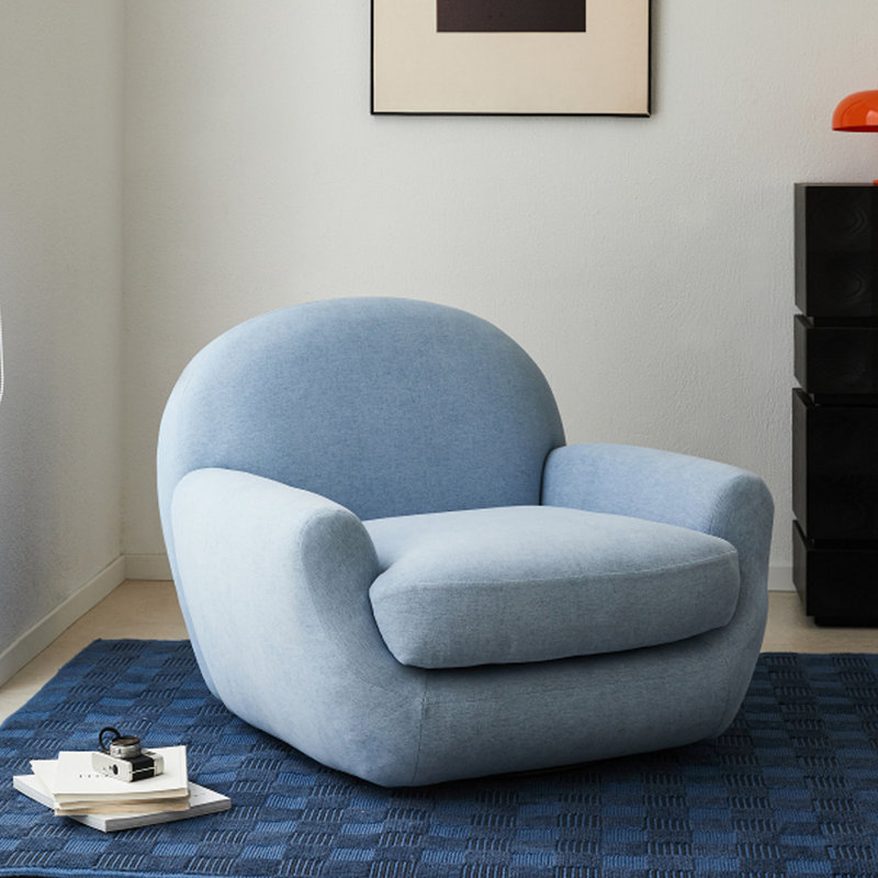 Fashionable 360° rotating chair, Blue