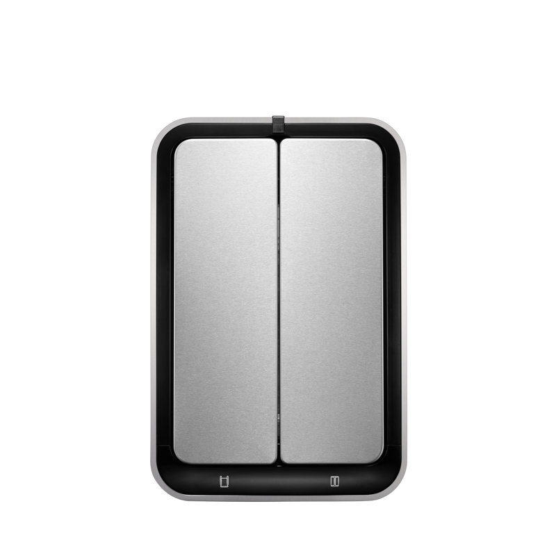 Deluxe Phantom Steel Motion Sensor Rubbish Bin, 30 L, 62cm H x 25.2cm W x 37.7cm D