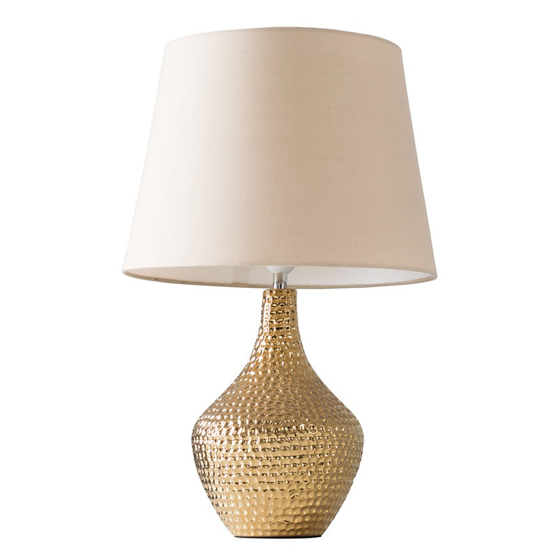 Verlene Ceramic Table Lamp, Beige