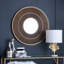 Lampe de table, lampe de table D13x22,2 "or et blanc avec motif de feuille (assemblage de l'abat-jour requis)