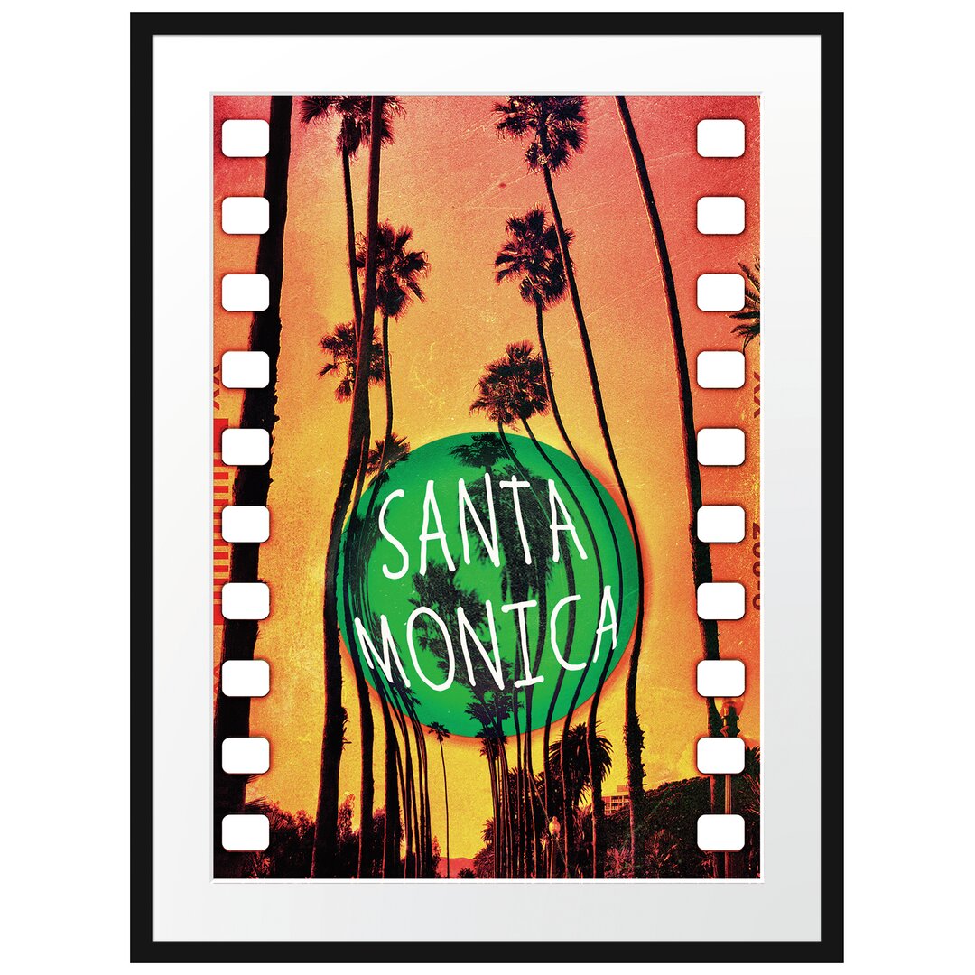 Gerahmtes Poster Santa Monica