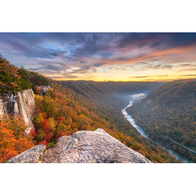 Alce New River Gorge par - Photographie de toile tendue
