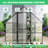 Aluminum-Framed Polycarbonate Greenhouse with Roof Vent, Heavy Duty Quick Setup Outdoor Garden Greenhouse Kit-124605520-124605522