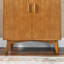 Armoire à vin 31,5 "avec tablette ouverte et rangement, pour le bureau à domicile, fabrication moderne et solide - assure la longévité