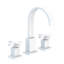 Secant Widespread Bathroom Faucet with Drain Assembly-40526242