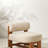 Cherina Teak Solid Wood Outdoor Armless Lounge Chair with Cushions-19523472-19523475