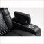 Fauteuil inclinable inclinable inclinable avec télécommande câblée, poches latérales, porte-gobelet, recharge sans fil Recliners | Cuir d'unité centrale | Noir-833792834