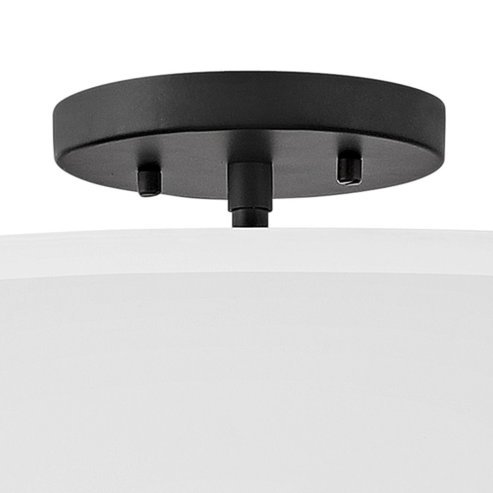 Graham 4-Light Semi Flush Mount, Black