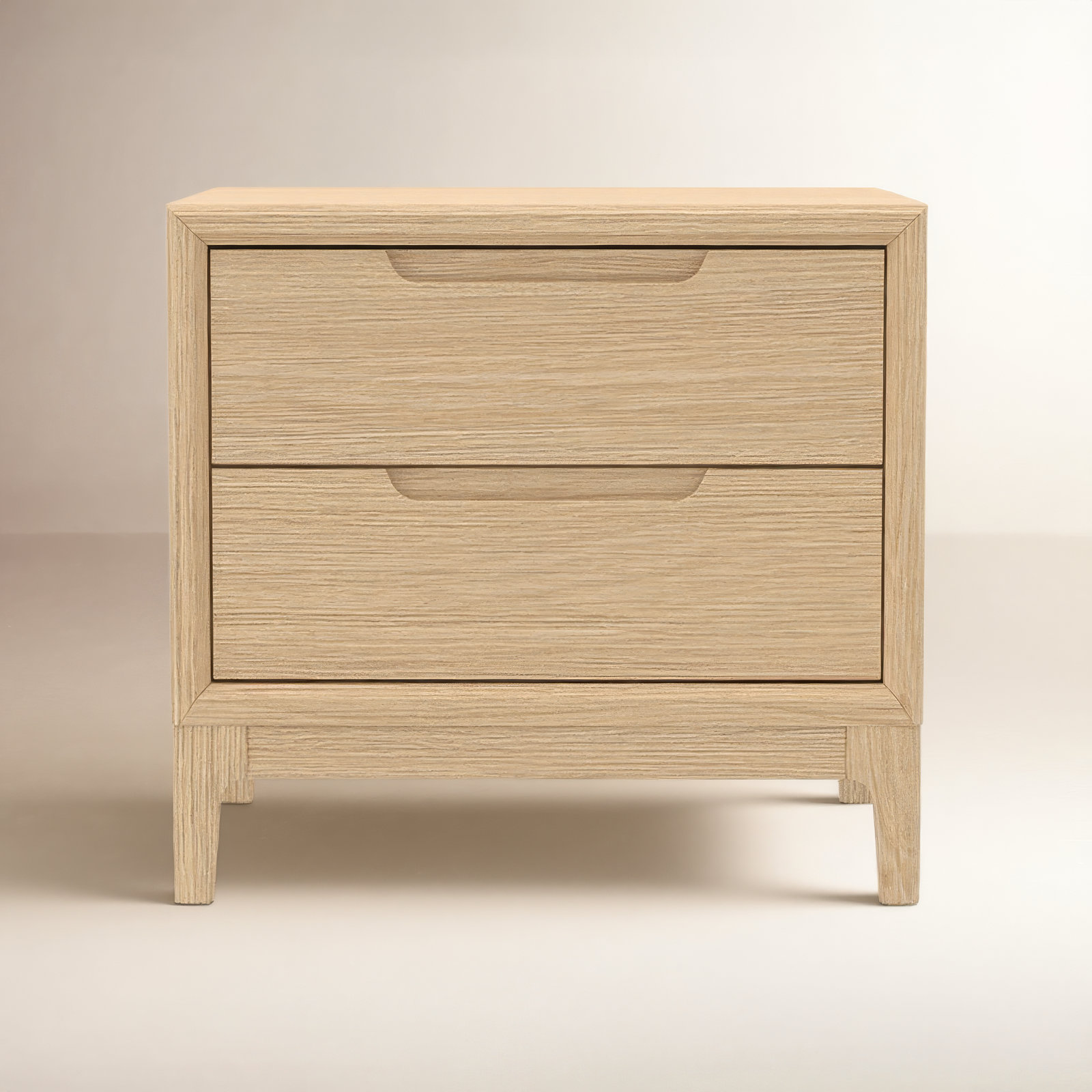 Rise 2 - Drawer Nightstand, Light Oak