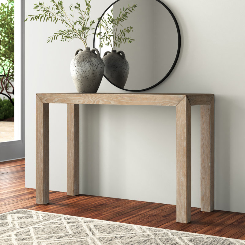 Tony 48'' Console Table, Natural Oak