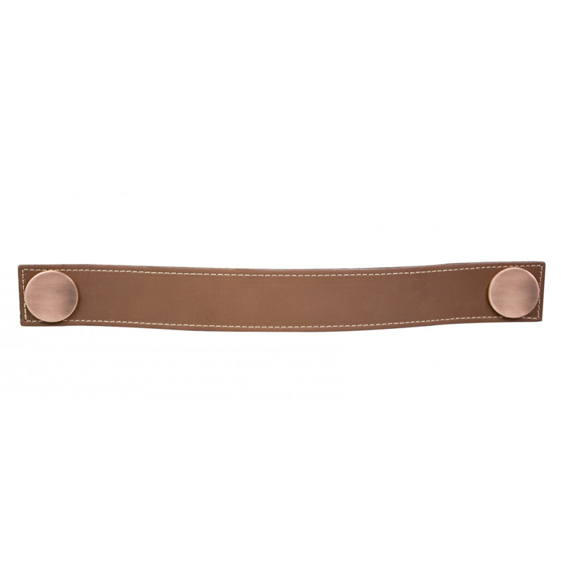 Garage Handle Center, Brown Leather