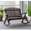 Chaise berçante Adirondack, chaise berçante d'extérieur