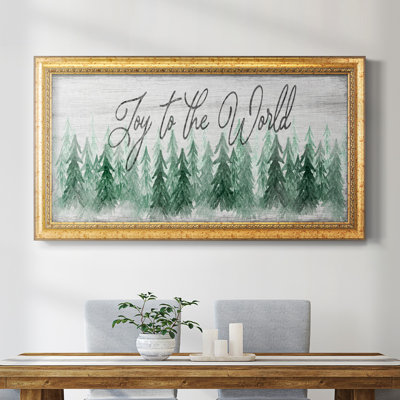 «Joy to the World», reproduction d'art sur toile simple