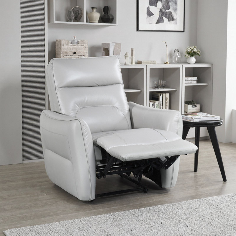 Contemporary Power Lift Recliner with Flare Trim Arms & Smooth Transition - for Living Rooms, Tan