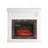 Fireplace Mantel (23" Fireplace Not Included) -White,41.34"W*14"D*40"H-1473453189