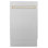 ZLINE Autograph 18 in. Tallac Dishwasher Auto Door Open, 51dBa, Satin Steel Panel, Gold Handle