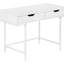 Bureau d'ordinateur, bureau personnel, ordinateur portable, tiroirs de rangement, L 48 po, travail, stratifié, métal, contemporain, moderne-1301501395-1301501406